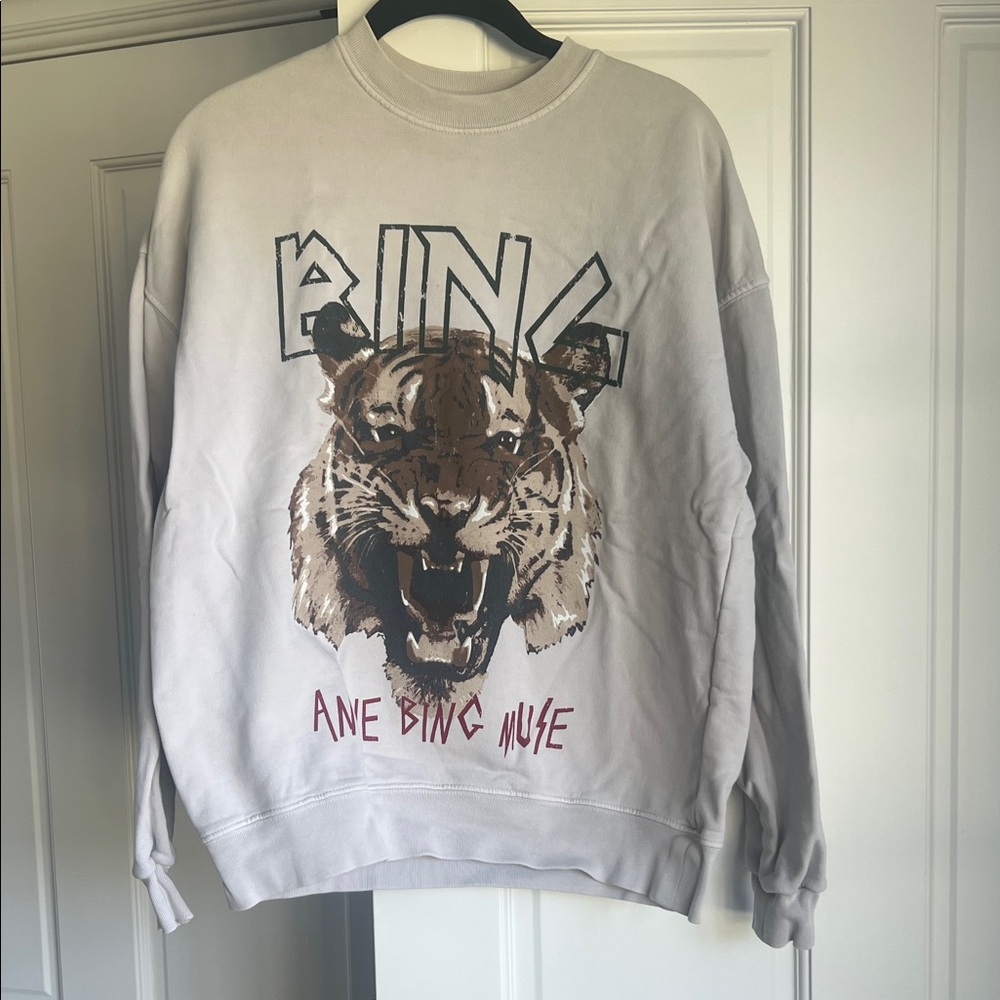 Anine Bing Cream Sweatshirt